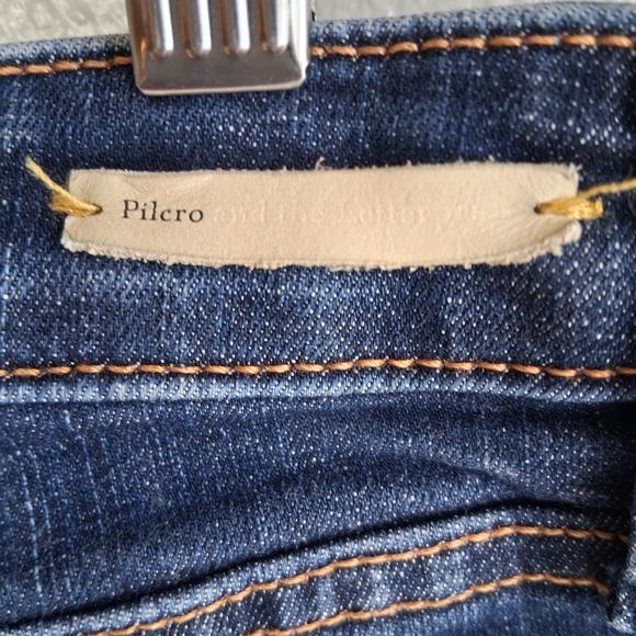 🎀 Anthropologie Pilcro And The Letter Press Jean Shorts Stet Trip Mid Rise 29 - Picture 7 of 11